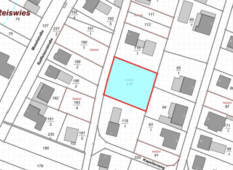 Grundstück zum Kauf 89.000 € 1.241 m² Grundstück Burg(Mosel) 56843