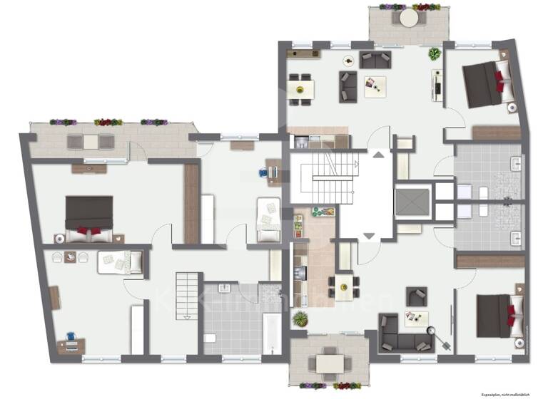 Gewerbeobjekt zum Kauf als Kapitalanlage geeignet 3.500.000 € 33 Zimmer 1.281 m² 1.204 m² Grundstück Innenstadt Euskirchen 53879