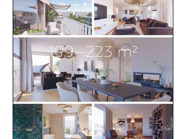 Penthouse zum Kauf - Neubau 1.667.400 € 4 Zimmer 198,5 m² 5. Geschoss frei ab 31.12.2026 Kohlenstraße 23 Zentrum-Süd Leipzig 04107