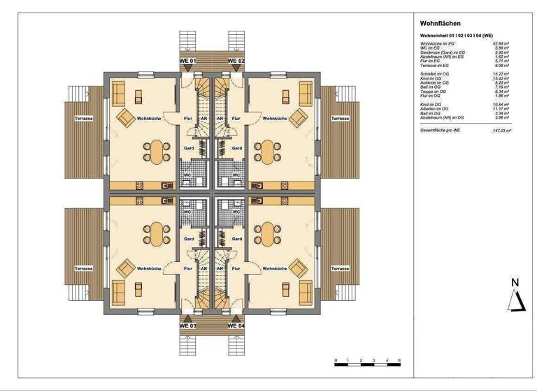 Wohnung zum Kauf provisionsfrei 470.000 € 5 Zimmer 147 m² 2. Geschoss frei ab sofort Radewell-Osendorf Halle (Saale) 06132