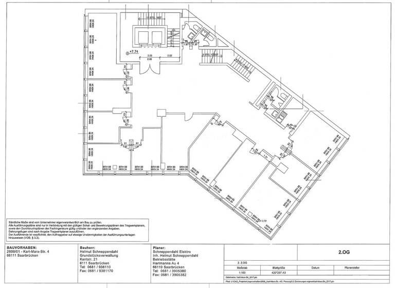 Büro zur Miete provisionsfrei Karl-Marx-Straße 4 St Johann Saarbrücken 66111