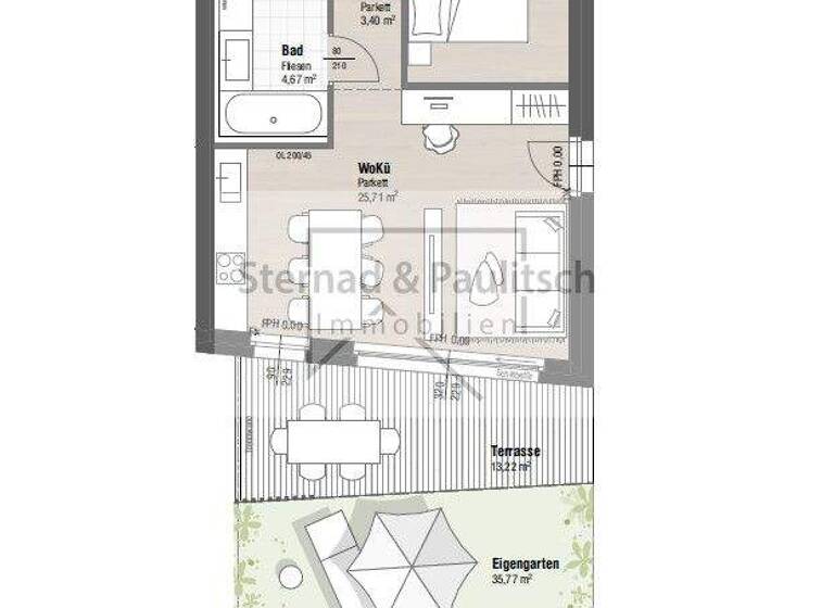 Wohnung zum Kauf - Erstbezug 365.000 € 2 Zimmer 52,8 m² Velden am Wörthersee 9220