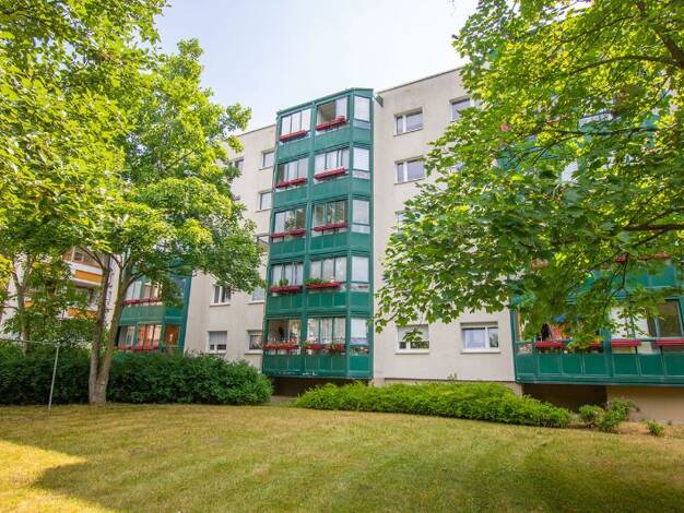 Wohnung zur Miete 309 € 2 Zimmer 49,1 m² 1. Geschoss Weißenfelser Straße 40 Silberhöhe Süd 06132