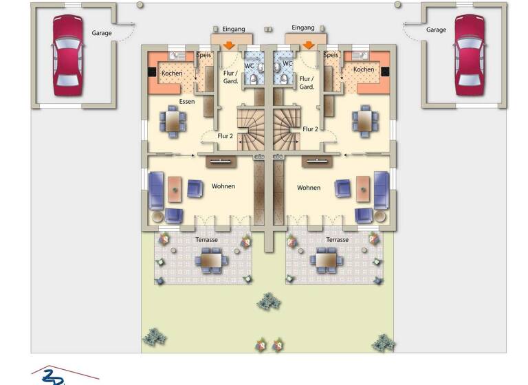 Doppelhaushälfte zur Miete 1.270 € 4 Zimmer 125 m² 450 m² Grundstück frei ab sofort Pfarrer-Reinhard-Str. 5 a Sandizell Schrobenhausen 86529