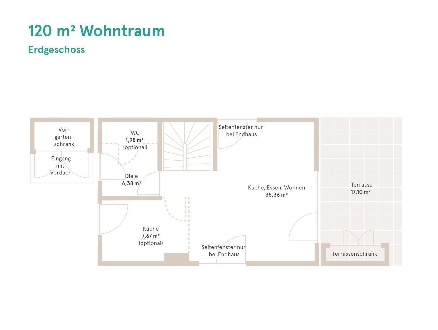 Reihenendhaus zum Kauf 379.990 € 3 Zimmer 120 m²<br/>Wohnfläche 374,4 m²<br/>Grundstück Langer Weg 1 Bammersdorf Eggolsheim 91330