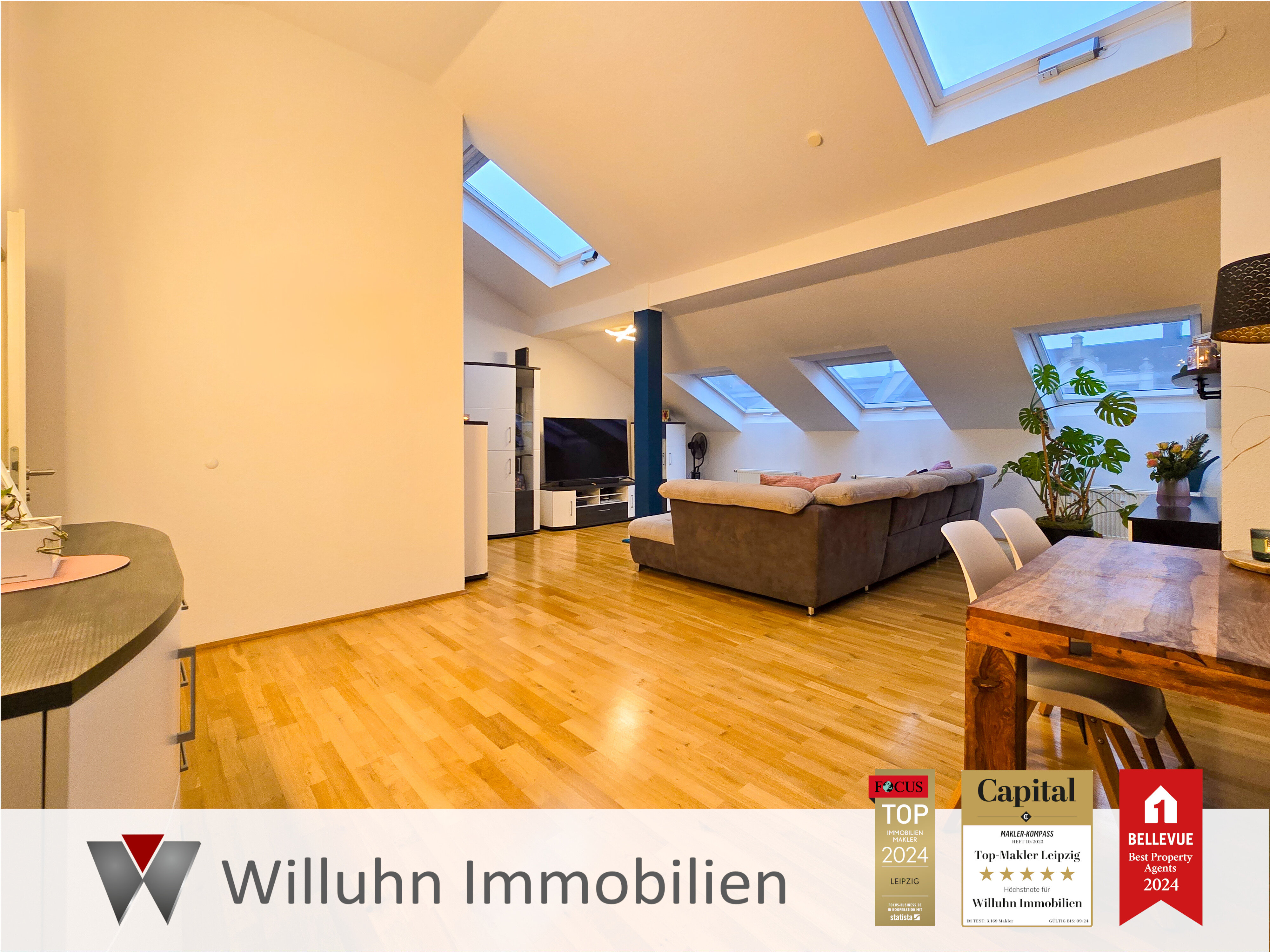 Wohnung zum Kauf 595.000 € 3 Zimmer 118 m²<br/>Wohnfläche 5.<br/>Geschoss Zentrum - Nordwest Leipzig 04105