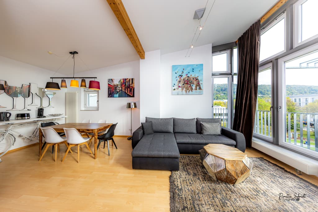 Wohnung zur Miete Wohnen auf Zeit 4.500 € 3 Zimmer 140 m²<br/>Wohnfläche ab sofort<br/>Verfügbarkeit Alte Glockengießerei Bergheim - Ost Heidelberg 69115