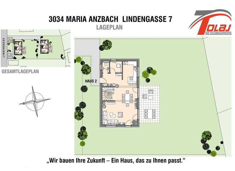 Einfamilienhaus zum Kauf - Erstbezug provisionsfrei 698.500 € 4 Zimmer 122 m² 552 m² Grundstück Ma. Anzbach 3034