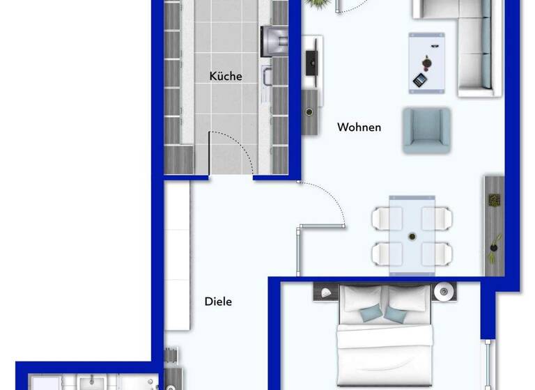 Wohnung zum Kauf 259.000 € 2 Zimmer 69 m² Brühl 68782