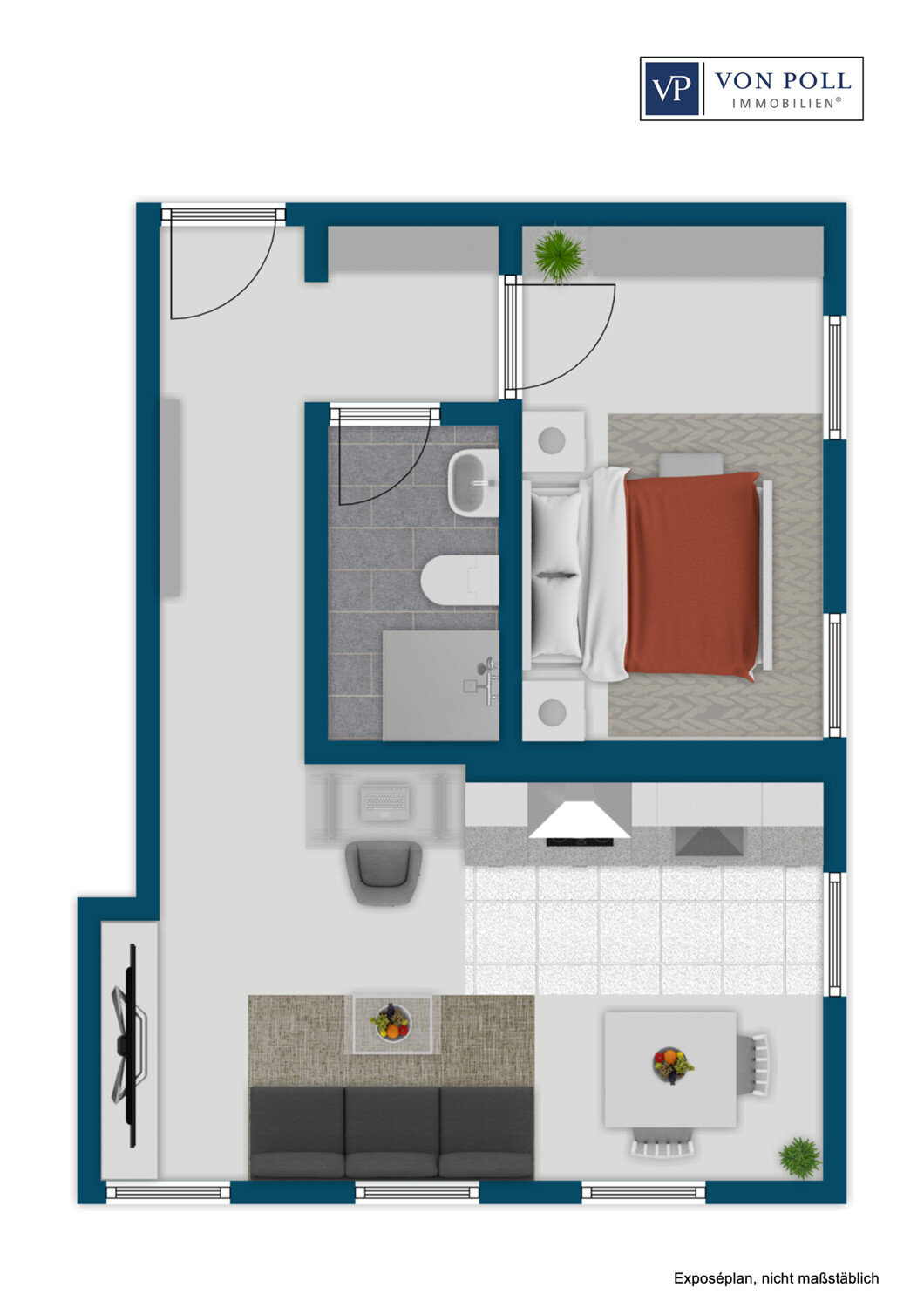 Wohnung zum Kauf 181.000 € 2 Zimmer 46,5 m²<br/>Wohnfläche Friedrichstr./Bahnhofstr. Ab THG südl. Aalen 73430