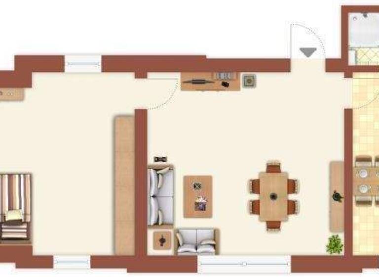 Wohnung zur Miete 450 € 2 Zimmer 76,5 m² EG Rosa-Luxenburg-Str. 22 Pirna 01796