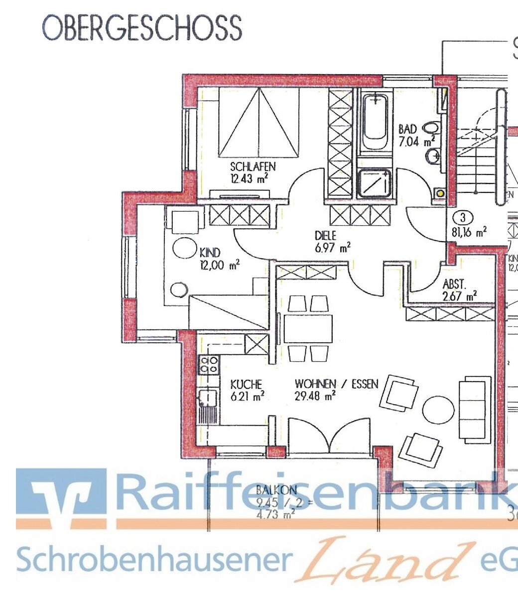 Wohnung zur Miete 905 € 3 Zimmer 81,2 m²<br/>Wohnfläche 01.03.2025<br/>Verfügbarkeit Mühlried Schrobenhausen / Mühlried 86529