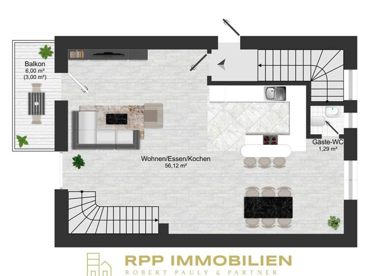 Maisonette zum Kauf 599.500 € 2 Zimmer 95,8 m² 1. Geschoss Lohhof Unterschleißheim 85716