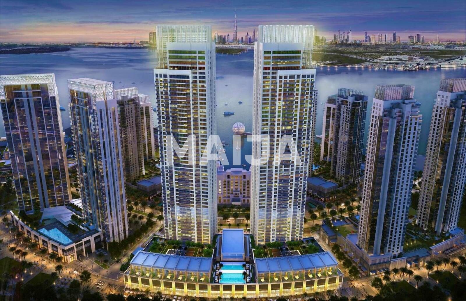 Apartment zum Kauf 921.506,57 € 4 Zimmer 174 m²<br/>Wohnfläche 1.<br/>Geschoss Ras Al Khor - Dubai Creek Harbour - Dubai Dubai