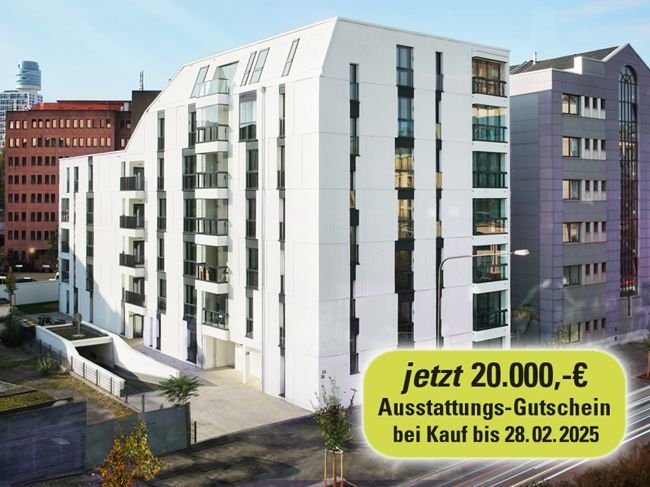 Loft zum Kauf provisionsfrei 1.338.800 € 4 Zimmer 144,2 m²<br/>Wohnfläche 5.<br/>Geschoss Gerbermühlstraße 34 Sachsenhausen - Nord Frankfurt 60594