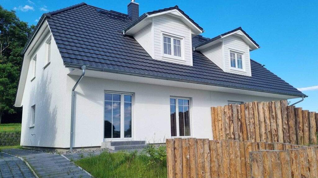 Doppelhaushälfte zur Miete - Erstbezug 1.680 € 4 Zimmer 112 m² 650 m² Grundstück frei ab sofort Am Golfplatz 9A Karnitz Garz/Rügen 18574