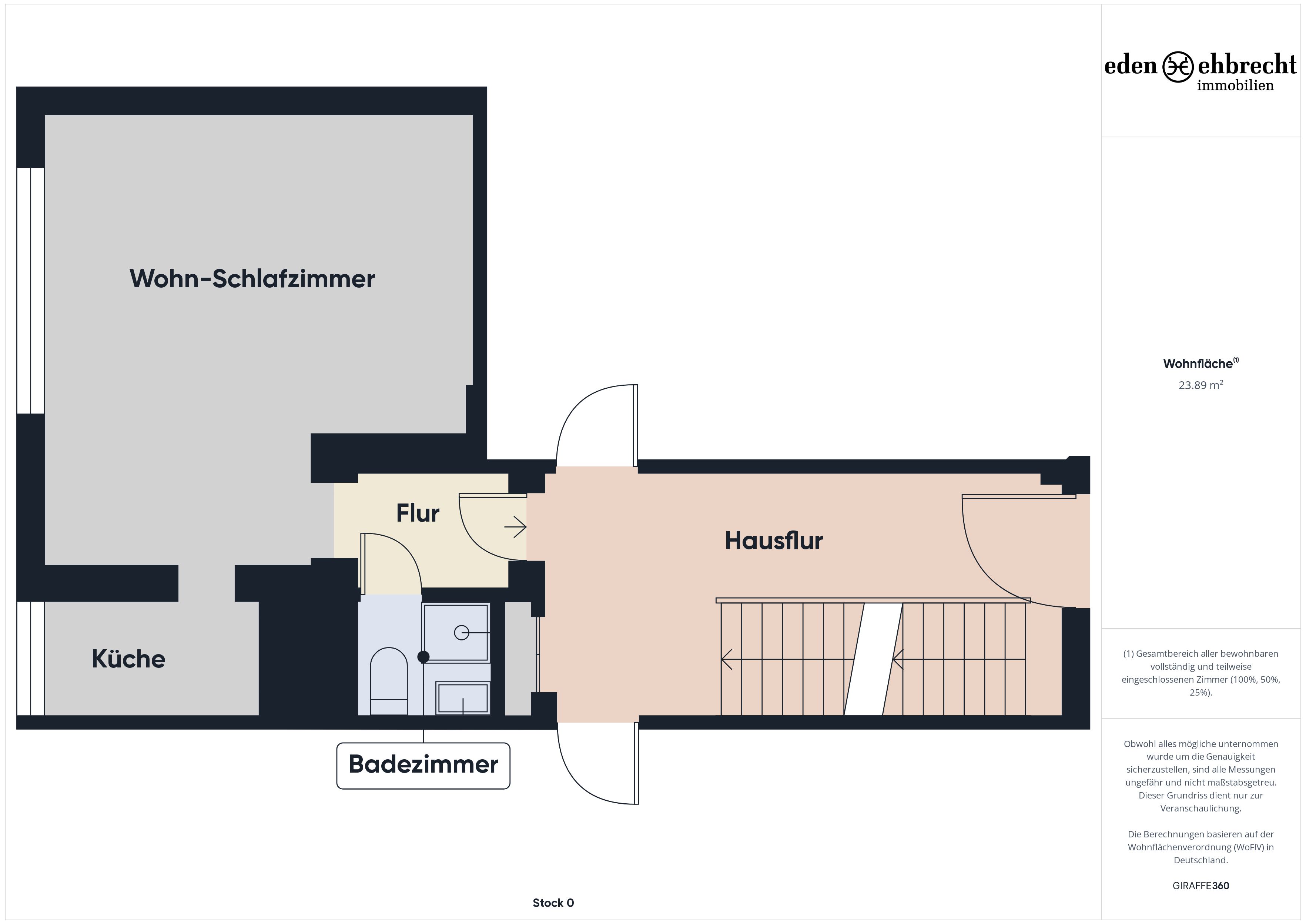 Wohnung zum Kauf 79.500 € 1 Zimmer 26,5 m²<br/>Wohnfläche EG<br/>Geschoss Nedderend Oldenburg 26121