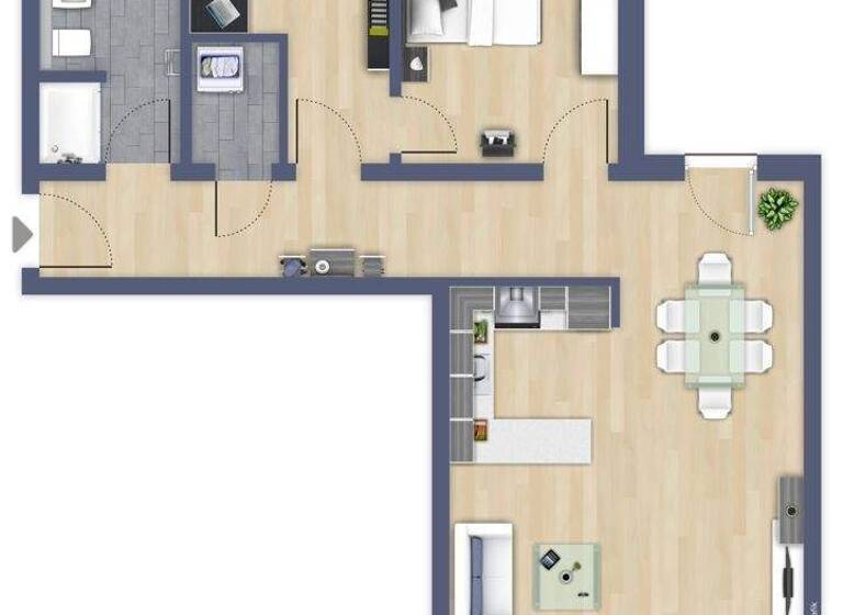 Wohnung zur Miete 950 € 3 Zimmer 88,9 m² 2. Geschoss frei ab 01.05.2026 Heppenheim 64646