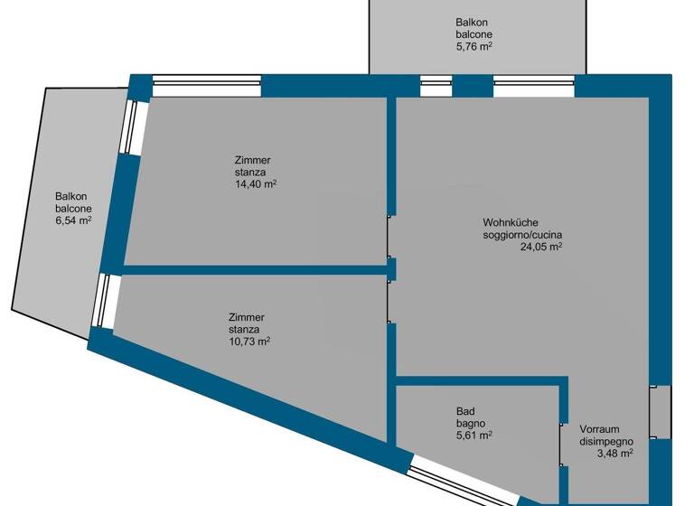 Wohnung zum Kauf - Erstbezug 335.000 € 3 Zimmer 80 m² frei ab sofort Salurn