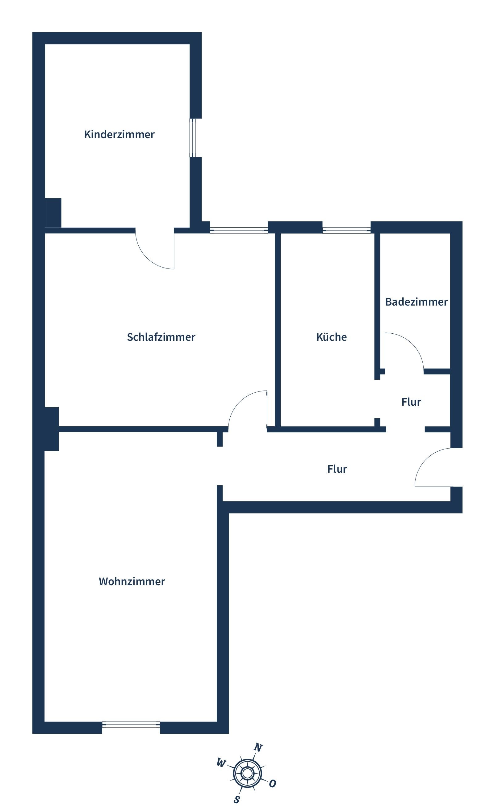 Wohnung zum Kauf 89.000 € 3 Zimmer 74 m²<br/>Wohnfläche 2.<br/>Geschoss Wattenscheid - Mitte Bochum 44866