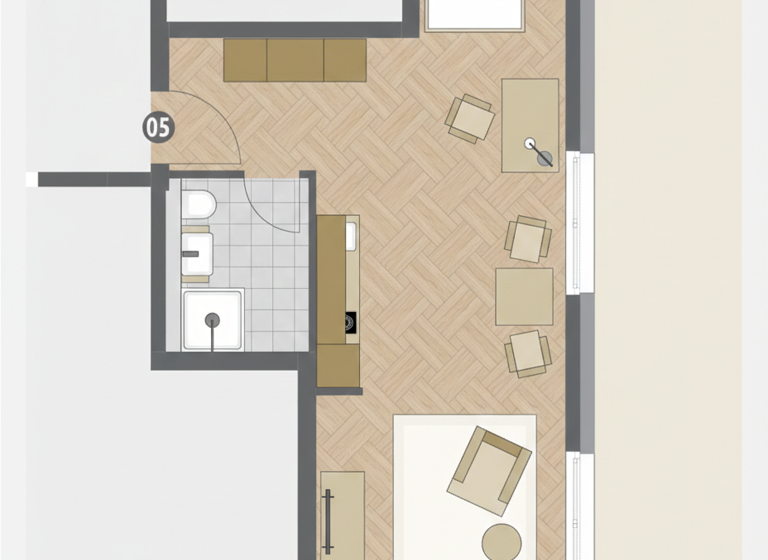 Studio zum Kauf 239.000 € 1 Zimmer 44 m² 1. Geschoss Renningen 71272