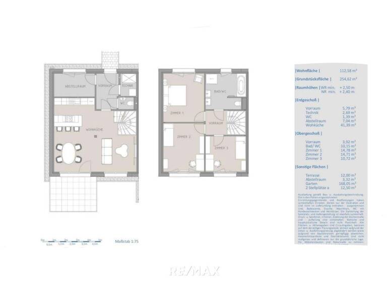 Einfamilienhaus zum Kauf 407.000 € 4 Zimmer 112 m² 254 m² Grundstück Theresienfeld 2604