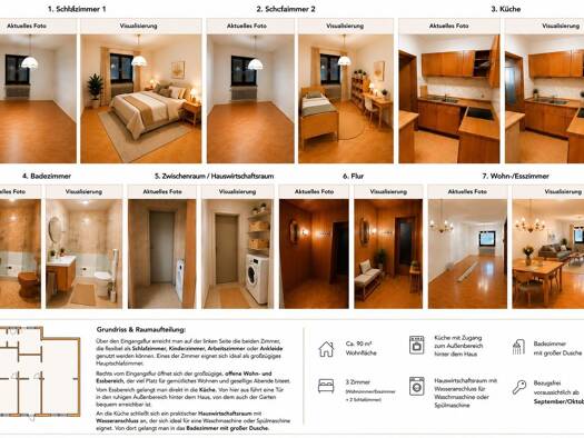 Wohnung zur Miete 750 € 4 Zimmer 90 m² frei ab sofort Hostenbach Wadgassen 66787