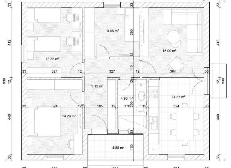 Haus zum Kauf 71.392 € 6 Zimmer 102 m² Staro Brestje