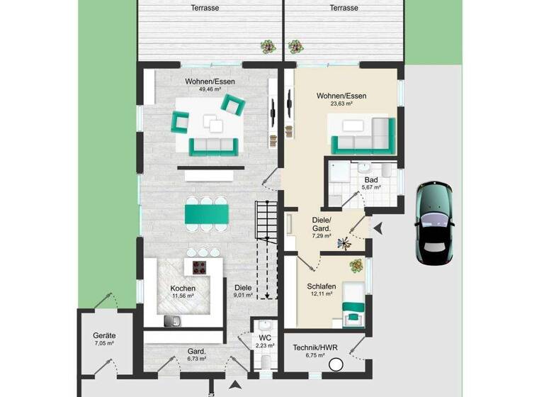 Einfamilienhaus zum Kauf 945.000 € 7 Zimmer 217 m² 535 m² Grundstück Brühl 68782