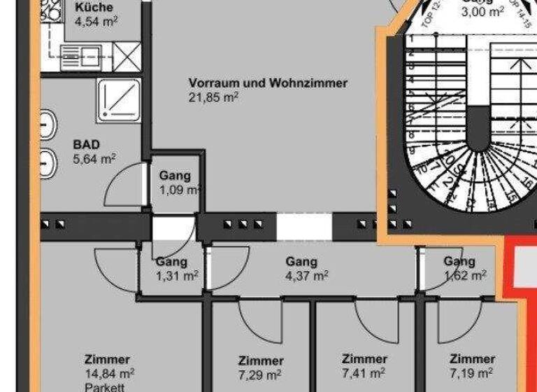 Wohnung zum Kauf 378.760 € 5 Zimmer 78,8 m² Wien,Ottakring 1160