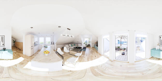 Wohnung zum Kauf - Erstbezug provisionsfrei 4 Zimmer 109,1 m² Dachgeschoss, 2. Geschoss Forstweg 33A Jena - Süd Jena 07745