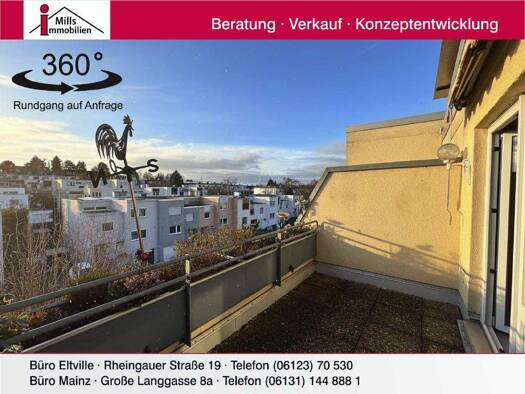 Wohnung zum Kauf 298.000 € 3 Zimmer 78 m² 3. Geschoss Hechtsheim Mainz 55129