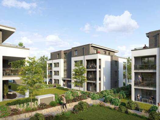 Wohnung zum Kauf - Neubau provisionsfrei 377.900 € 2 Zimmer 59,4 m² 2. Geschoss Malmsheim Renningen 71272