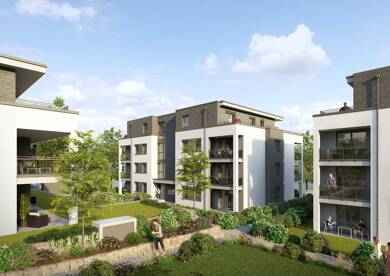 Wohnung zum Kauf - Neubau provisionsfrei 377.900 € 2 Zimmer 59,4 m² 2. Geschoss Malmsheim Renningen 71272