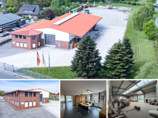 Lagerhalle zur Miete 7.500 € 392 m² Lagerfläche Winkelsheide Varel 26316