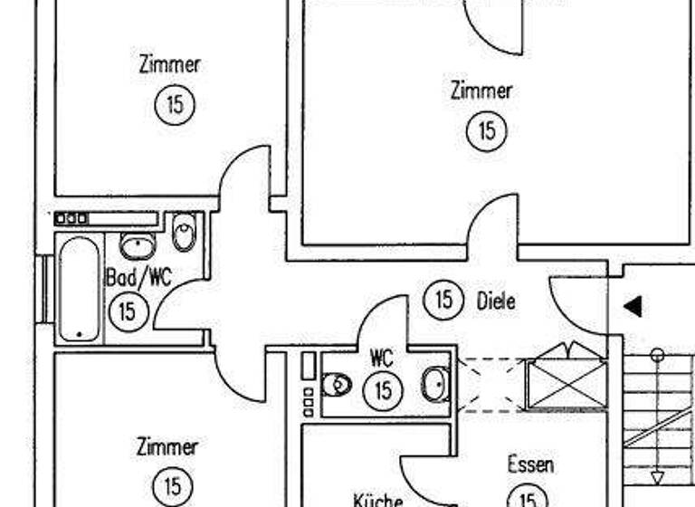 Wohnung zum Kauf provisionsfrei 320.000 € 3 Zimmer 80,5 m² 1. Geschoss Lerchenweg 9 B Arheilgen Darmstadt 64291