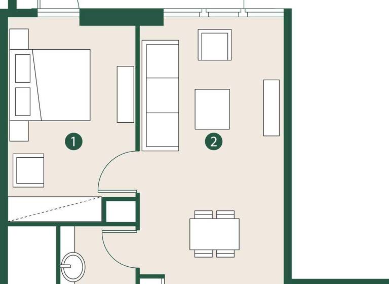 Wohnung zum Kauf provisionsfrei 252.344 € 2 Zimmer 68,5 m² Dubai 00000