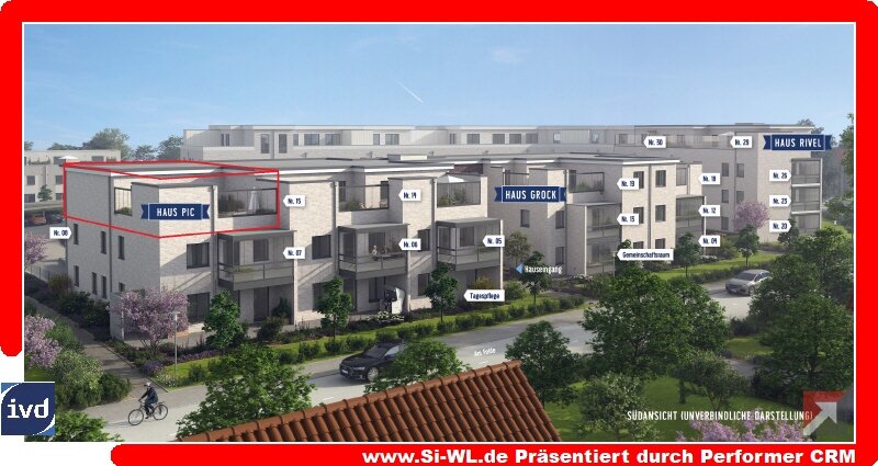 Penthouse zum Kauf provisionsfrei 669.000 € 3 Zimmer 116,1 m²<br/>Wohnfläche 01.03.2025<br/>Verfügbarkeit Am Kamp 7 Meckelfeld Seevetal 21217