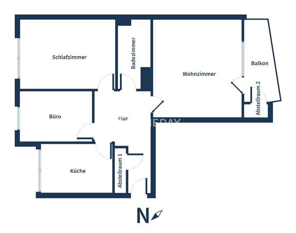 Wohnung zum Kauf 295.000 € 3 Zimmer 73 m²<br/>Wohnfläche 3.<br/>Geschoss Bockenheim Frankfurt am Main 60486