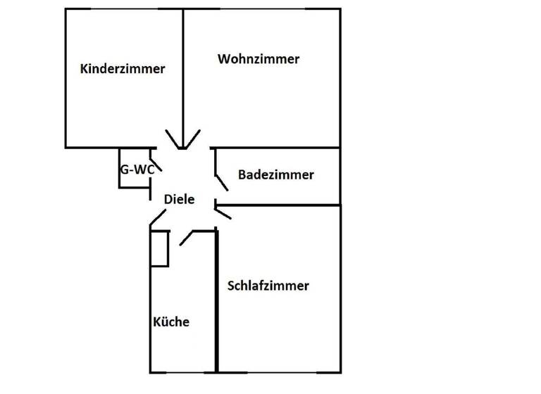 Studio zur Miete 595 € 3 Zimmer 85 m² 2. Geschoss Rheydt Mönchengladbach 41236