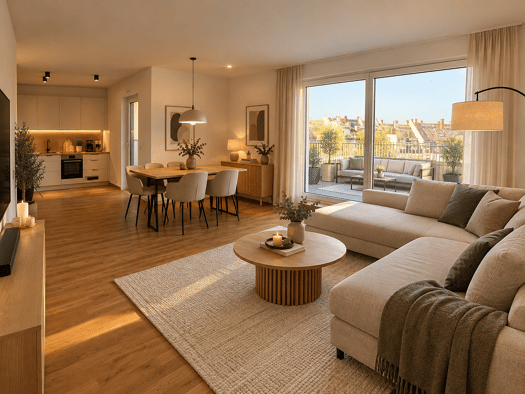Wohnung zum Kauf - Erstbezug provisionsfrei 1.450.000 € 4 Zimmer 129,7 m² frei ab sofort Bornheim Frankfurt am Main 60385