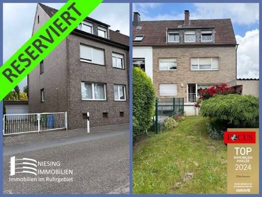 Mehrfamilienhaus zum Kauf provisionsfrei 329.000 € 8 Zimmer 188,4 m² 453 m² Grundstück Stadtmitte Oberhausen 46149
