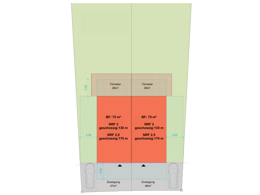 Doppelhaushälfte zum Kauf provisionsfrei 815.000 € 5 Zimmer 130 m²<br/>Wohnfläche 365 m²<br/>Grundstück Freudenberg Wiesbaden 65201