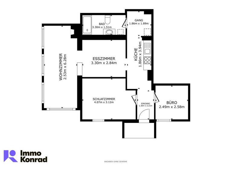 Wohnung zum Kauf 190.000 € 66 m² Roppen 6426