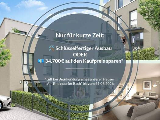 Haus zum Kauf provisionsfrei 614.500 € 4 Zimmer 142 m² 153 m² Grundstück Am Rheindorfer Bach Brühl 50321