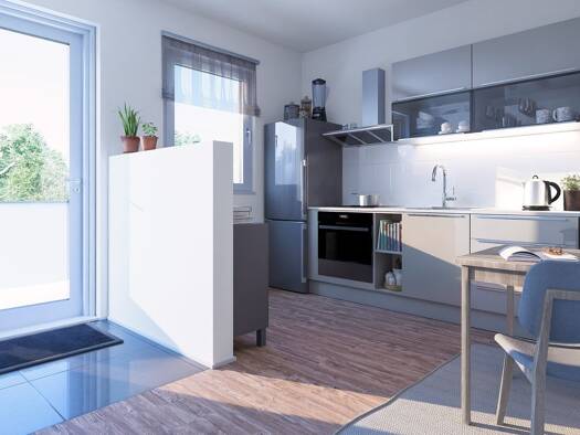 Wohnung zum Kauf - Erstbezug provisionsfrei 224.990 € 2 Zimmer 43 m² EG Kunigund-Niklasin-Straße 182 Gebersdorf Nürnberg 90449