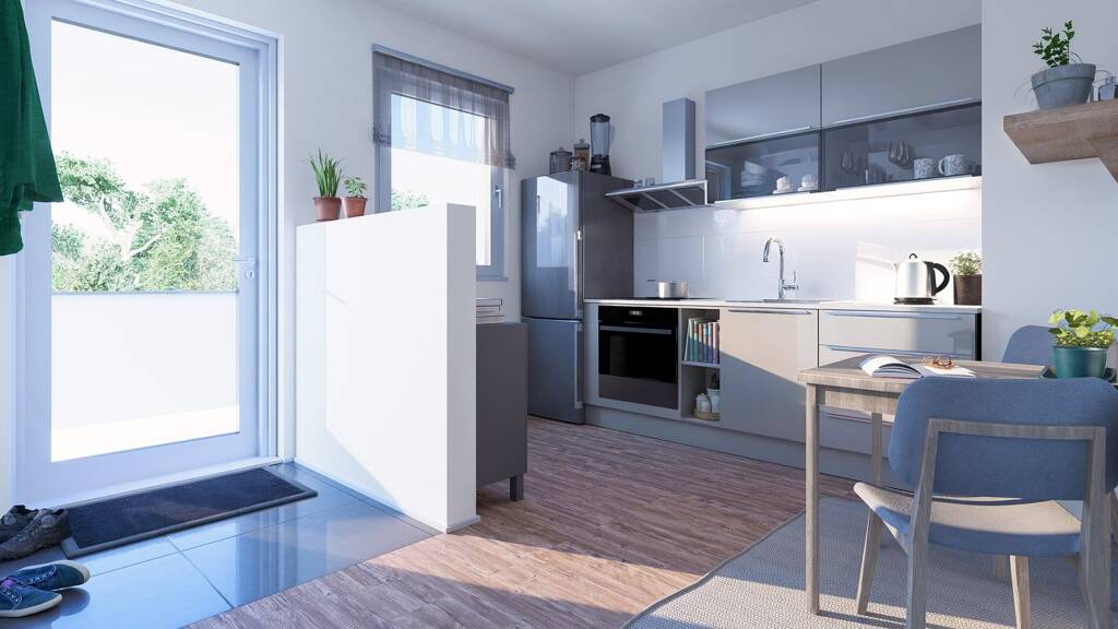 Wohnung zum Kauf - Erstbezug provisionsfrei 224.990 € 2 Zimmer 43 m² EG Kunigund-Niklasin-Straße 182 Gebersdorf Nürnberg 90449