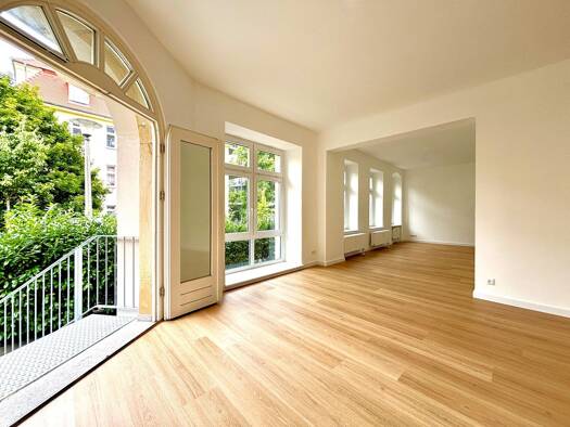 Terrassenwohnung zum Kauf provisionsfrei 570.000 € 4 Zimmer 134,3 m² Geschoss EG/4 frei ab sofort Klopstockstraße 43 Cotta Dresden 01157