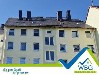 Wohnung zur Miete 327 € 3 Zimmer 56,3 m² 2. Geschoss frei ab sofort Straße des Friedens 26 Cunersdorf Annaberg-Buchholz 09456