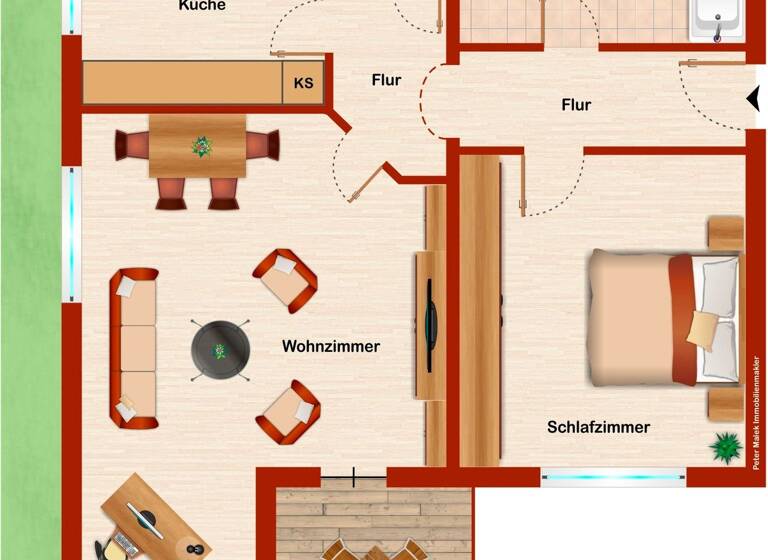 Wohnung zum Kauf 214.000 € 2,5 Zimmer 64 m²<br/>Wohnfläche Forchtenberg Forchtenberg 74670